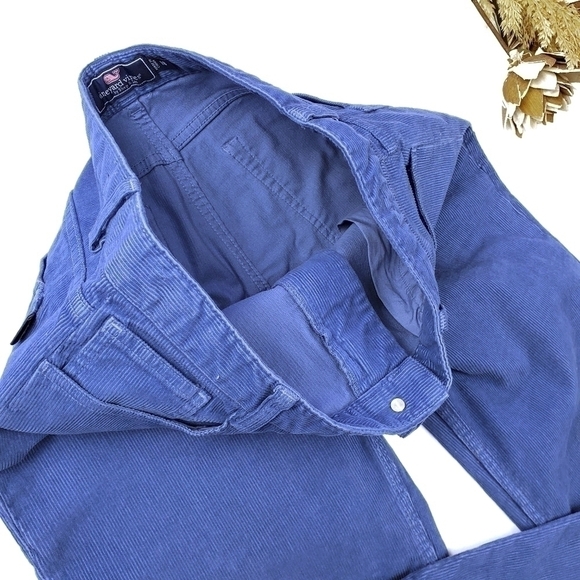 Vineyard Vines Youths Blue  Corduroy Pants Boys 18 - Picture 6 of 10